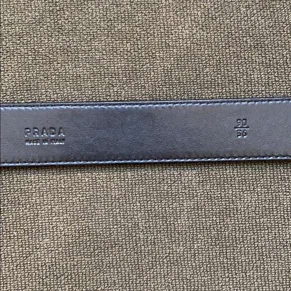 Men’s leather Prada belt - Picture 4 of 5